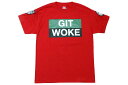 40 ACRES GIT WOKE T-SHIRT (RED)フォーティーエーカース/T-シャツ/赤