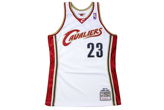 MITCHELL&NESS AUTHENTIC MESH JERSEY NBA (NBA/CLEVELAND CAVALIERS/03-04/LEBRON JAMES: WHITE)ߥå&ͥ/ХåХåȥॸ㡼/ۥ磻