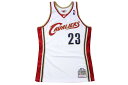 MITCHELL&NESS AUTHENTIC MESH JERSEY NBA (NBA/CLEVELAND CAVALIERS/03-04/LEBRON JAMES: WHITE)ミッチェル&ネス/スローバックバスケットゲームジャージ/ホワイト