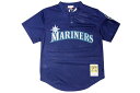 MITCHELL&NESS AUTHENTIC MESH BP HENRY NECK JERSEY (SEATTLE MARINERS/1995:KEN GRIFFEY JR. #24) ABPJGS18356ミッチェル&ネス/ベースボールジャージ/ネイビー