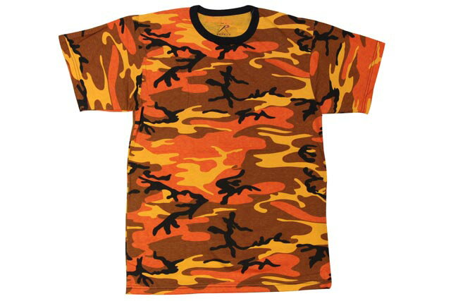 ROTHCO CAMO S/S T-SHIRT (SAVAGE ORANGE CAMO)ロスコ/T-シャツ/オレンジ迷彩