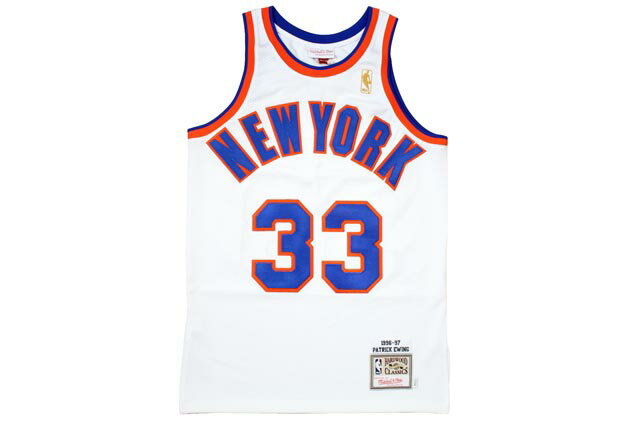 MITCHELL & NESS AUTHENTIC MESH JERSEY NBA (1996-97 New York Knicks/Patrick Ewing : WHITE)ミッチェル&ネス/スローバックジャージー/ホワイト