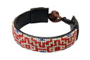 HTC (Hollywood Trading Company) MARY SLIM BRACELET (13SHTBR048: Red/White)GC`eB[V[/U[uXbg