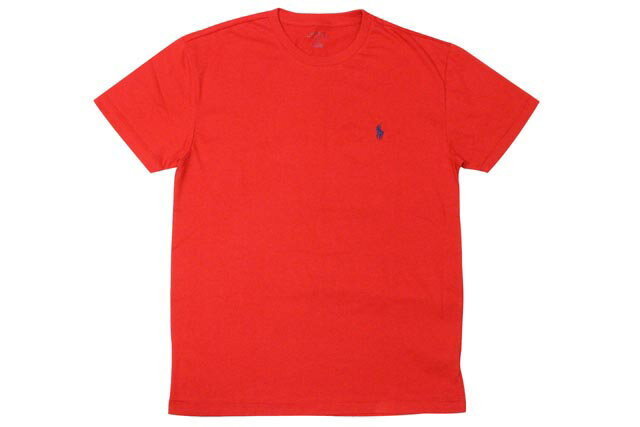 ポロ ラルフ ローレン ペアTシャツ POLO RALPH LAUREN T-Shirt (Signature Pony: RED/NAVY)ポロラルフローレン/シグネチャーポニー/ショートスリーブTシャツ/メンズ/レディース/シンプル