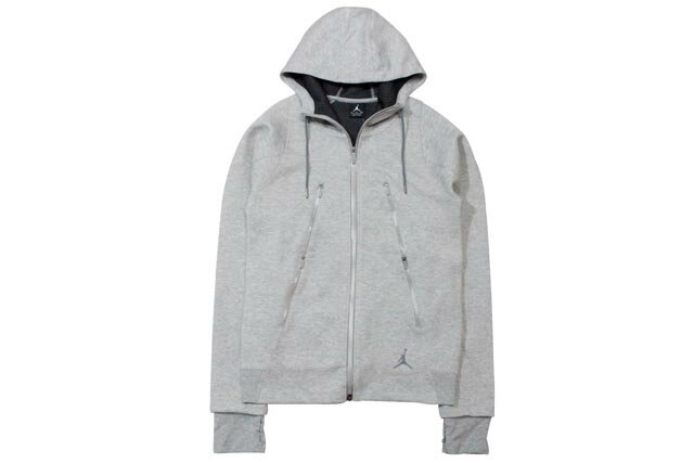 JORDAN BRAND FLEECE ZIP HOODIE (688990/063: GREY)ジョーダンブランド/ZIPパーカー/グレー