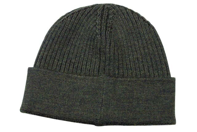 POLO RALPH LAUREN NY MERINO WOOL HAT (6F0434/306)ポロラルフローレン/ニットキャップ/ダークグリーン