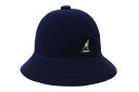 KANGOL BERMUDA CASUAL BUCKET HAT (0397BC/NV411:NAVY)カンゴール/バケットハット/ネイビー