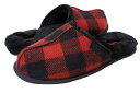 UGG SCUFF PLAID SLIPPER (1008300: REDWOOD)AO/Xbp/~