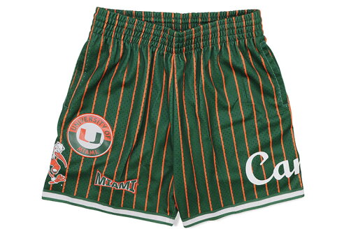 MITCHELL & NESS CITY COLLECTION MESH SHORTS (UNIVERSITY OF MIAMI:GREEN) PSHR5013-MIAYYPPPミッチェル&ネス/バスケットボールショーツ/マイアミ/グリーンオレンジ MITCHELL & NESS CITY COLLECTION MESH SHORTS (UNIVERSITY OF MIAMI:GREEN) PSHR5013-MIAYYPPPミッチェル&ネス/バスケットボールショーツ/マイアミ/グリーンオレンジ