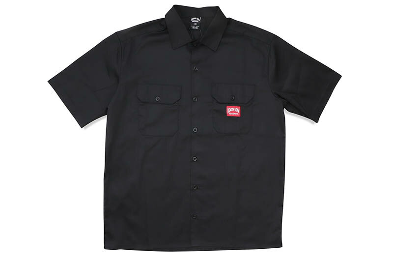 CROOKS & CASTLES X DEATH ROW SS WORK SHIRT (3DR10200:BLACK)NbNXAhLbXY/fXE/V[gX[uVc/ubN