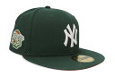 NEW ERA NEW YORK YANKEES 59FIFTY FITTED CAP (1998 WORLD SERIES CUSTOM SIDE PATCH/ORANGE UNDER VISOR/DARK GREEN)j[G/tBbebhLbv/MLB/j[[NL[X/_[NO[/coIW