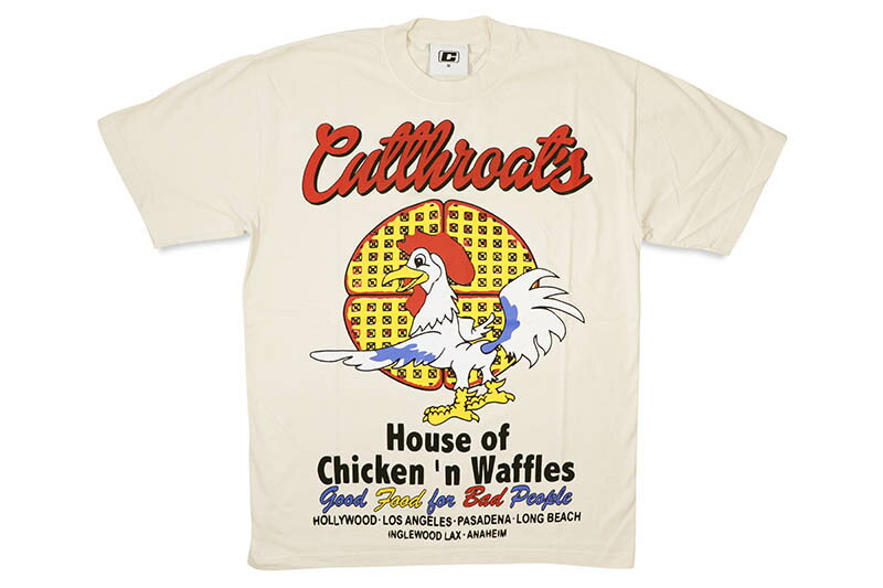 CUTTHROAT GOOD FOOD FOR BAD PEOPLE SS TEE (CREAM)åȥ/硼ȥ꡼֥ƥ...