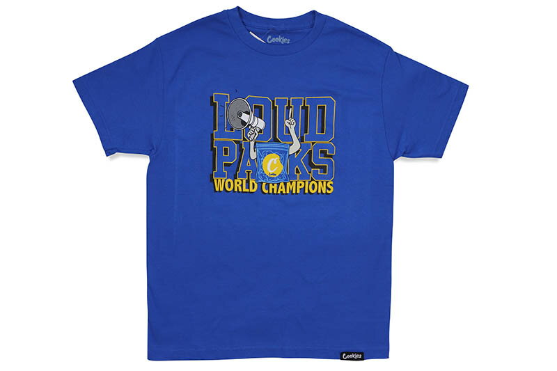 COOKIES LOUD PACKS CHAMPIONS TEE (ROYAL BLUE) 1565T6827クッキーズ/ショートスリーブTシャツ/ロイヤルブルー