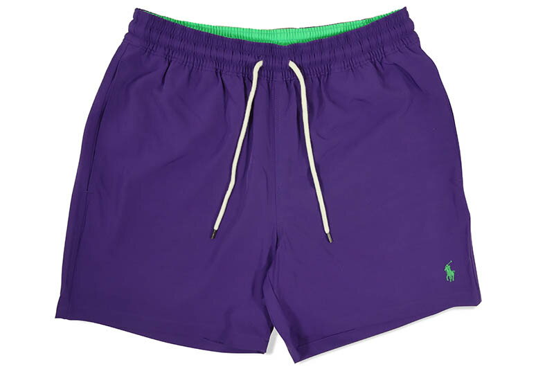 楽天GROW AROUND グロウアラウンドPOLO RALPH LAUREN 5.75-INCH TRAVELER CLASSIC SWIM TRUNK （710829851036:PURPLE RAGE）ポロラルフローレン/スイムショーツ/ハーフパンツ/水着/夏/海/ビーチ/プール/パープル