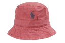 POLO RALPH LAUREN COTTON CHINO BUCKET HAT (710798567019:RED SKY)|t[/oPbgnbg/bh