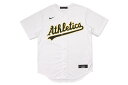 NIKE MLB OAKLAND ATHLETICS REPLICA BASEBALL JERSEY (T770-FZWH-FZ-XVH:WHITE)ナイキ/ベ...
