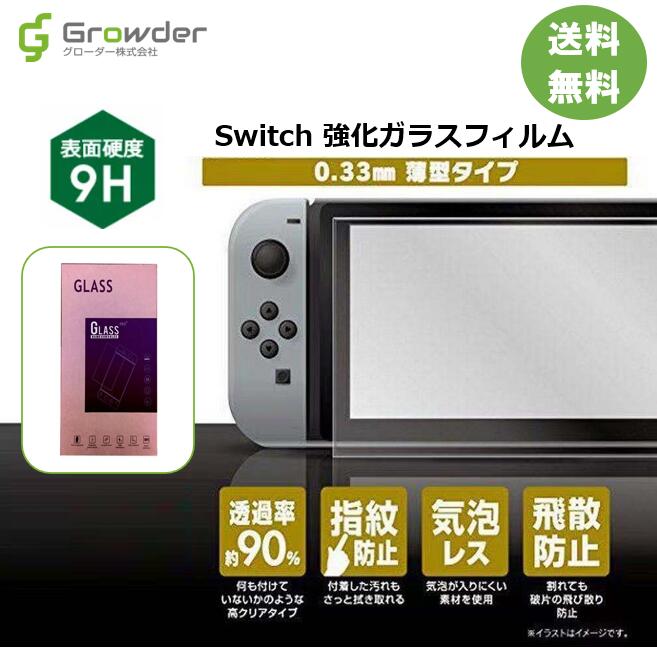 【即日配送】【送料無料】Nintendo Switch 画面用 強化ガラスフィルム フィルム スイッチ 保護フィルム 液晶保護 ガラスフィルム 任天堂 ニンテンドースイッチ Switch画面 9H 強化 画面保護 本体 ガラス 任天堂 スイッチ lite 強化ガラス