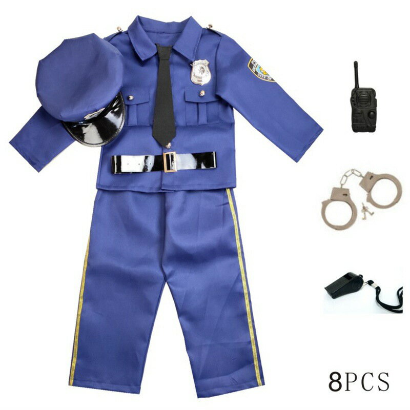 ハロウィン コスプレ 仮装 男の子 ポリス 警察 子供 キッズ ハロウィン衣装 コスチューム 子供服 警察官 警官 仮装 誕生日 プレゼント かわいい 学校 幼稚園 ハロウィン 変装 子供 警官 子供 ハロウィーン 衣装 100 110 120 130cm growing-10002720 Growing楽天市場店 サンプル画像3