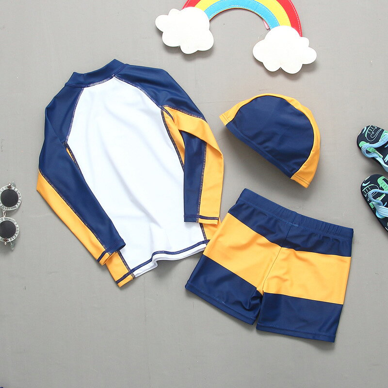 子供 水着 男の子 キッズ 水着 長袖 ラッシュガード 100cm 110cm 120cm 130cm 140c...