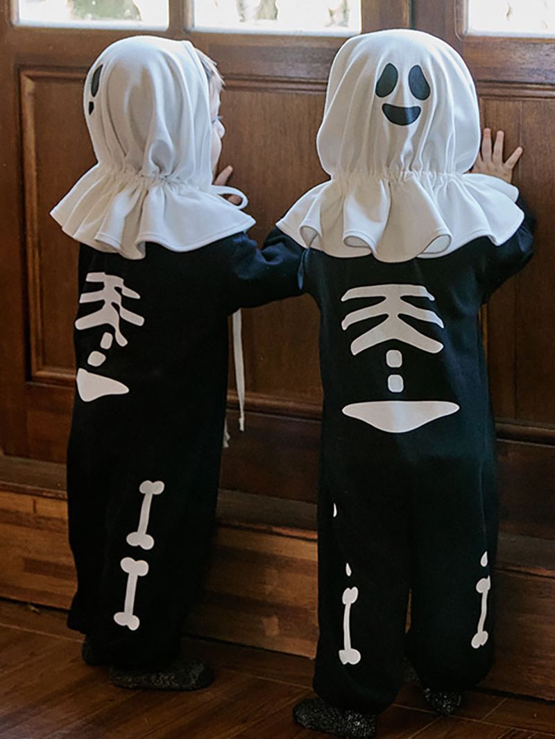 ハロウィン コスプレ 仮装 ベビー服 着ぐるみ ロンパース カバーオール マント付き 男の子 女の子 キッズ ベビー 長袖 コスチューム 衣装 オバケ 悪魔 なりきり 可愛い バンパイア 吸血鬼 子供 こども 子供服 新生児 赤ちゃん ハロウィン クリスマス 変装 66 73 80 90cm growing-10003455 Growing楽天市場店 サンプル画像2