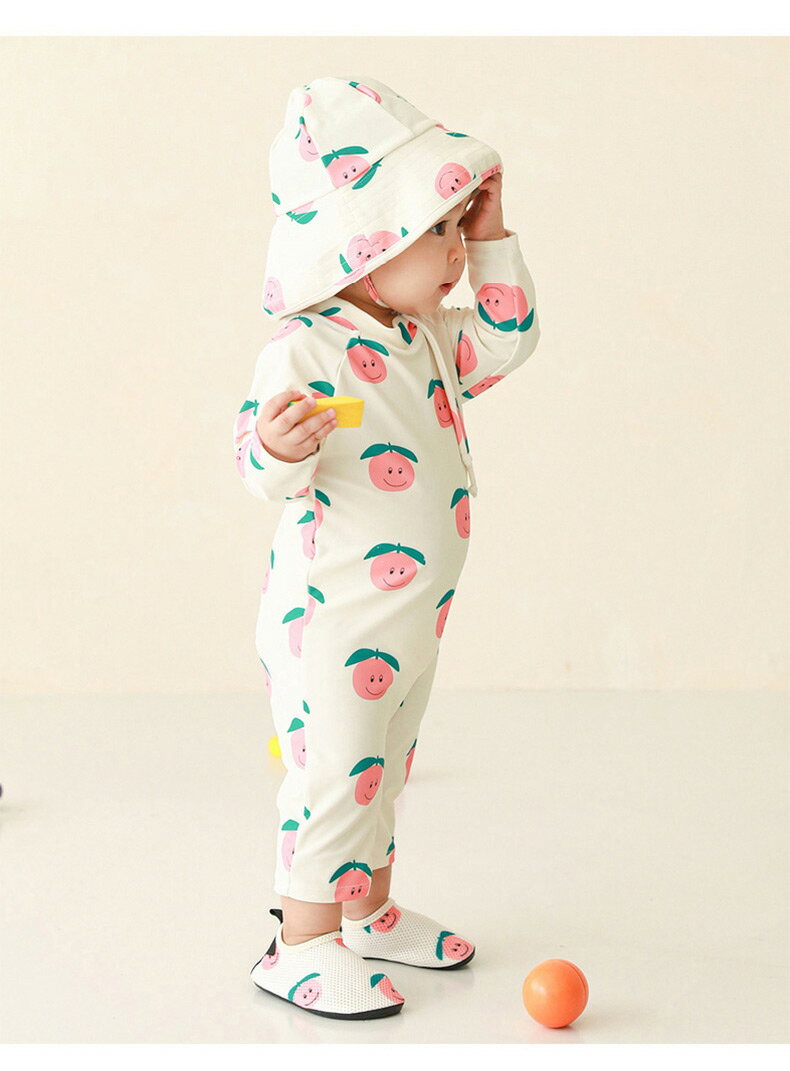 キッズ 水着 男の子 女の子 帽子 オールインワン 子ども 子供 動きやすい スイムキャップ ジュニア 新到着 水遊び プール ベビー ロンパース 赤ちゃん 長袖 ベビー服 紫外線カット Uv ラッシュガード カット スクール かわいい アウトドア 子供用 キャップ付き スイム