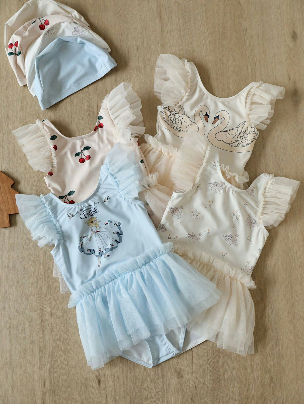 ベビー 水着 女の子 ワンピース かわいい チュールフリルワンピース 水着 こども ...