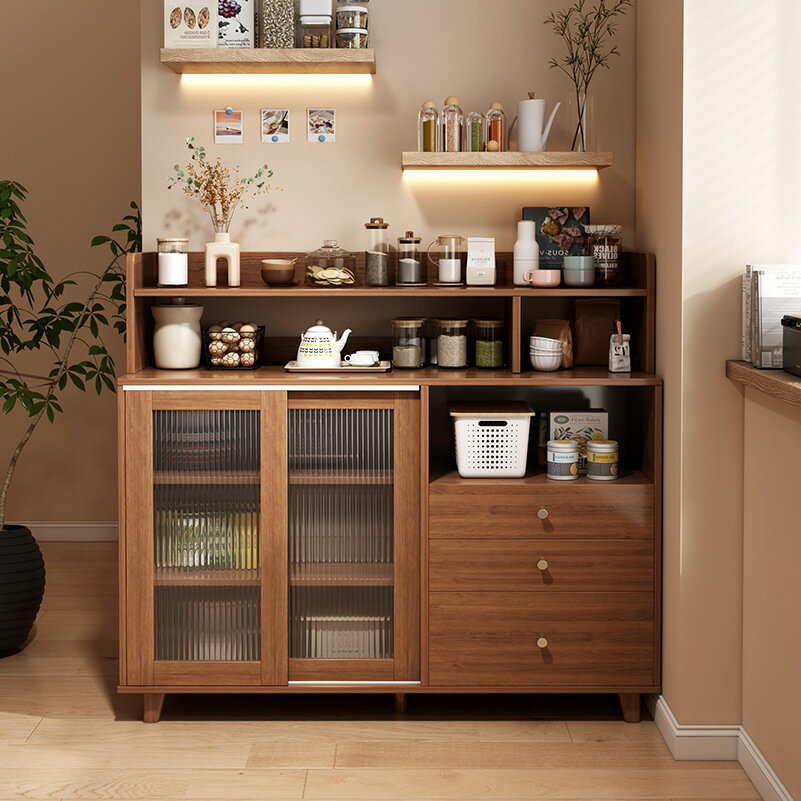 商品タイトル (Product Title) 【天然木使用】餐辺柜 キッチンカウンター キャビネ...