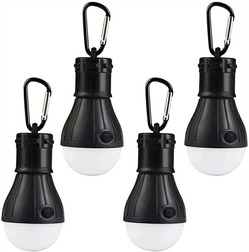 ランタン キャンプライト LED 電球型 ライト キャンプ ライト 吊り下げ アウトドア 防災 釣り用 ledランタン 電池式 祭りライト 携帯 ポータブル 懐中電灯 釣り提灯 防水 ストラップ 4個セット 当店オススメ