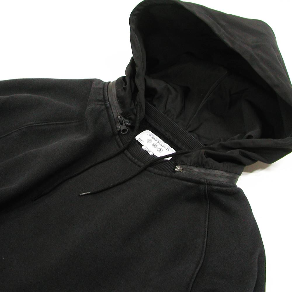 Crooks&Castles(クルックス＆キャッスルズ) AERIAL ZIP OFF HOOD Pullover Sweat Hoody(スウェット・パーカー)