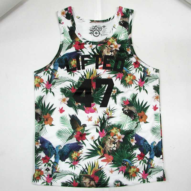 LRG(エル・アール・ジー) Bird Game Crazy Basketball Jersey Tank Top タンクトップ