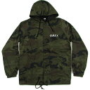 OBEY(IxC) O.B.E.Y.@HOODED COACHES JACKETS@(R[`EWPbg)