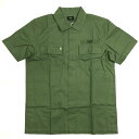 OBEY(オベイ) MISSION MILITARY WOVEN S/S Shirt(ミリタリー・半袖シャツ)