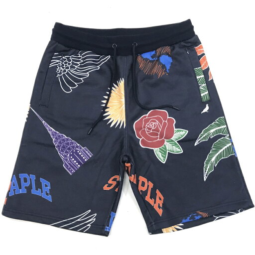 Staple Design(ステイプル・デザイン) スウェット・ショート・パンツ GREENWICH PRINTED SWEATSHORT Staple Design(ステイプル・デザイン) スウェット・ショート・パンツ GREENWICH PRINTED SWEATSHORT
