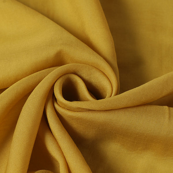 【1m以上/10cm単位】【生地幅：120cm】コットンローン【カラー：カラシ】[無地][服地・生地・布][イエ..