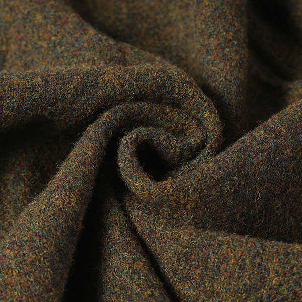 Fabric, Cloths - 【1m以上/10cm単位】【生地幅：145cm】TOP杢ウールブリティッシュ風ツイード【カラー：カーキ】[無地][服地・生地・布][カーキグリーン系][TNGP6012]【品番：c0835】