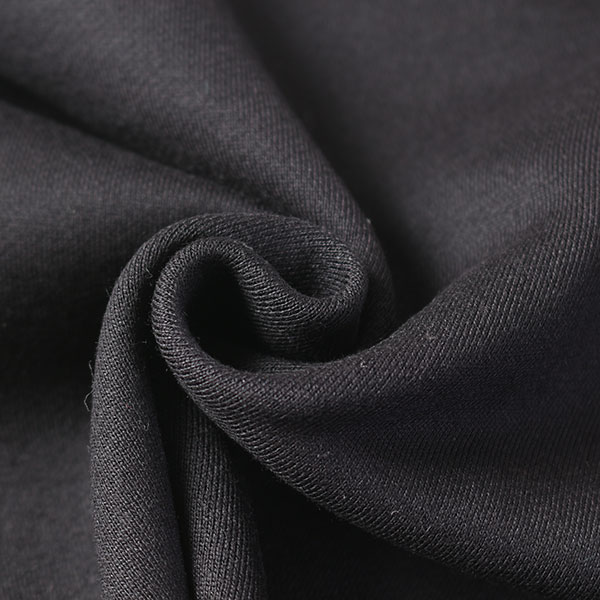 Rakuten - 【1m以上/10cm単位】【生地幅：160cm】コットン裏毛裏起毛【カラー：黒】[ニット生地][服地・生地・布][ブラック系][TNGP6012]【品番：c0836】
