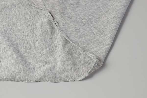 【1m以上/10cm単位】【生地幅：150cm】TOP杢コットン天竺ニット【カラー：グレー】...