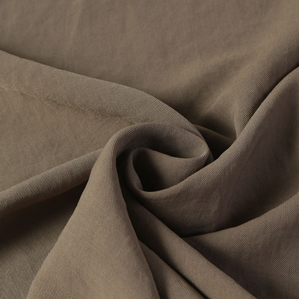 Polyester - 【1m以上/10cm単位】【生地幅：135cm】ポリエステルレーヨンツイルタンブラー【カラー：カーキ】[無地][服地・生地・布][カーキグリーン系][TNGP6045]【品番：h0828】