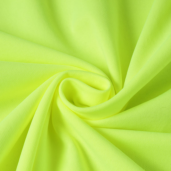 Polyester - 【1m以上/10cm単位】【生地幅：160cm】ポリエステル蛍光裏毛ニット【カラー：蛍光イエロー】[ニット生地][服地・生地・布][イエロー系][TNGP6033]【品番：jb0076】