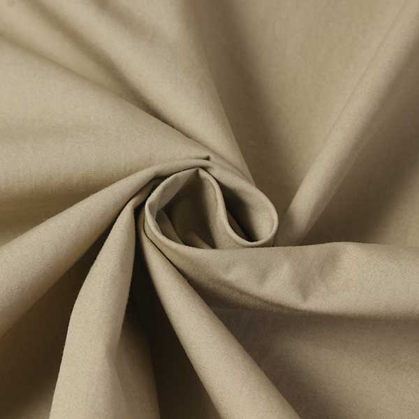 【1m以上/10cm単位】【生地幅：145cm】コットンタッサー【カラー：ベージュ】[無地][服地・生地・布][..