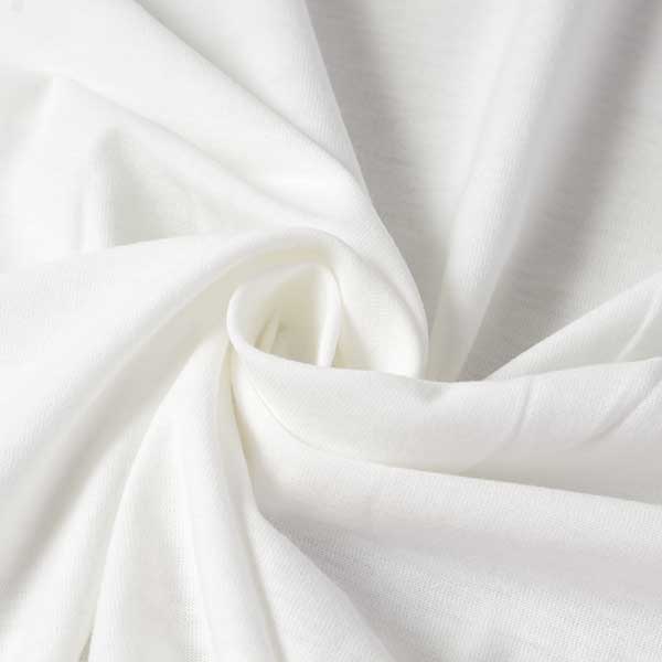 通常価格66円→46円にお値下げ★【1m以上/10cm単位】【生地幅：165cm】コットン天竺ニット【カラー：オフ..