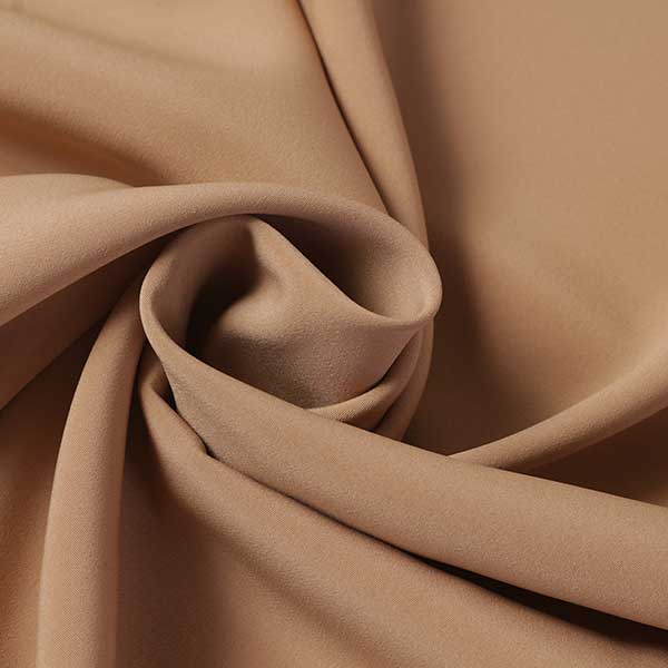 【1m以上/10cm単位】【生地幅：105cm】ポリエステルパウダーサテンストレッチ【カラー：ベージュ】[サテン][服地・生地・布][ベージュ系][TNGP5062]【品番：mb0234】