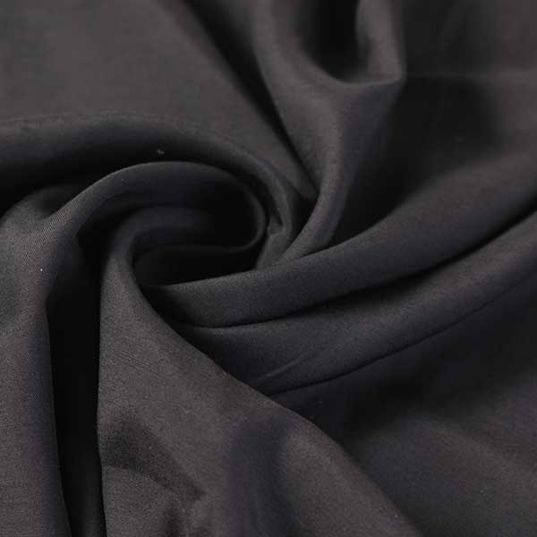 Polyester - 【1m以上/10cm単位】【生地幅：110cm】ポリエステルサテン【カラー：黒】[サテン][服地・生地・布][ブラック系][TNGP5012]【品番：mc0214】