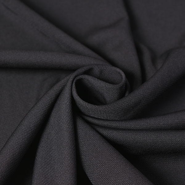 Rakuten - 【1m：はぎれ】【生地幅：145cm】ポリエステルレーヨンボイルスムースニット【カラー：黒】[ニット生地][服地・生地・布][ブラック系][TNGP6061]【品番：mc0270】