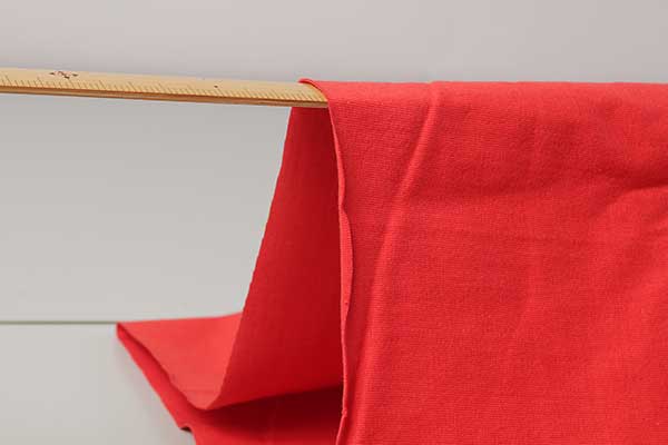 通常価格36円→25円にお値下げ★【1m以上/10cm単位】【生地幅：筒状で1周106cm】コットン天竺ニット【カラー：赤】[ニット生地][服地・生地・布][レッド系][TNGP4113]【品番：s0231】 3