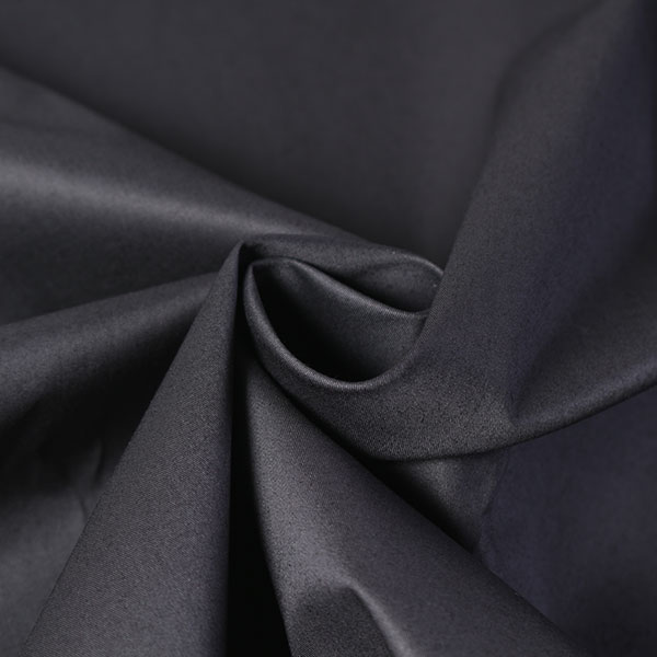 Rakuten - 【1m以上/10cm単位】【生地幅：140cm】コットンサテンストレッチ【カラー：黒】[サテン][服地・生地・布][ブラック系][TNGP6042]【品番：u0572】