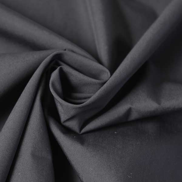 【1m以上/10cm単位】【生地幅：135cm】コットンブロード【カラー：黒】[無地][服地・生地・布][ブラッ..