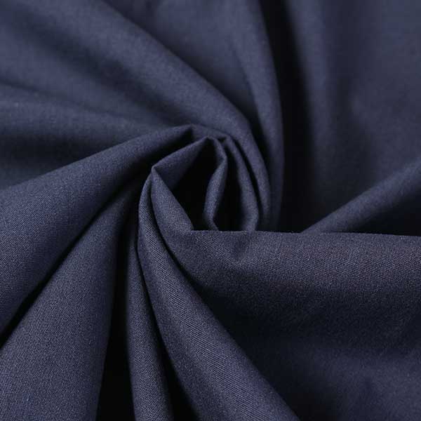 【1m以上/10cm単位】【生地幅：118cm】コットンレーヨンポプリンン【カラー：紺】[無地][服地・生地・布][ネイビー系][TNGP4113]【品番：x0461】