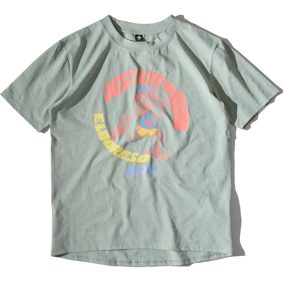 乐天商城 - ELDORESO Just Live Tee E1015015 エルドレッソ ランニングTシャツ