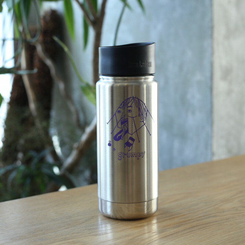 grumpy オリジナル KleanKanteen ワイドインスレートボトル 16oz クリーンカンティーン 保温保冷マイボトル グランピー